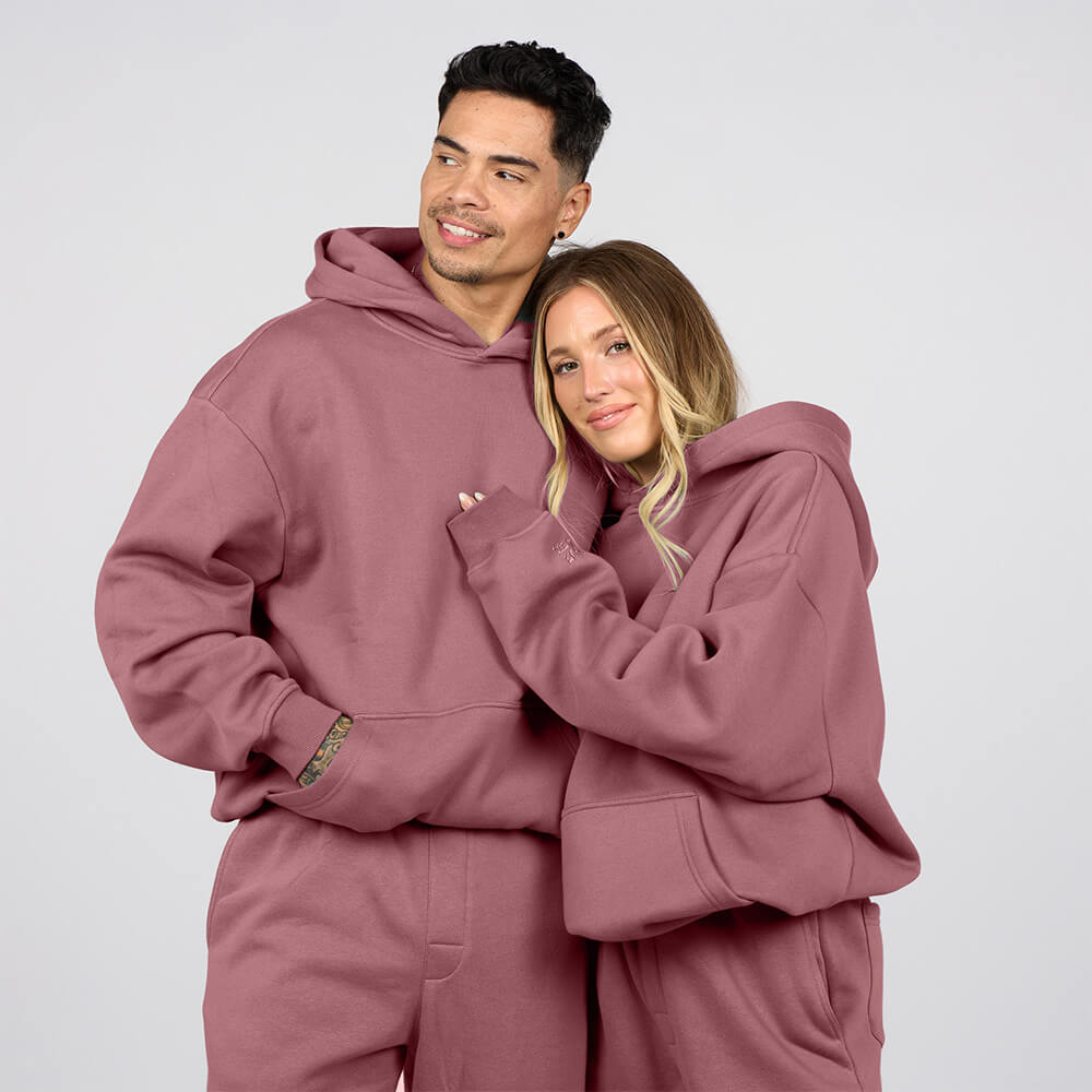 (New) Weighted Hoodie - Berry