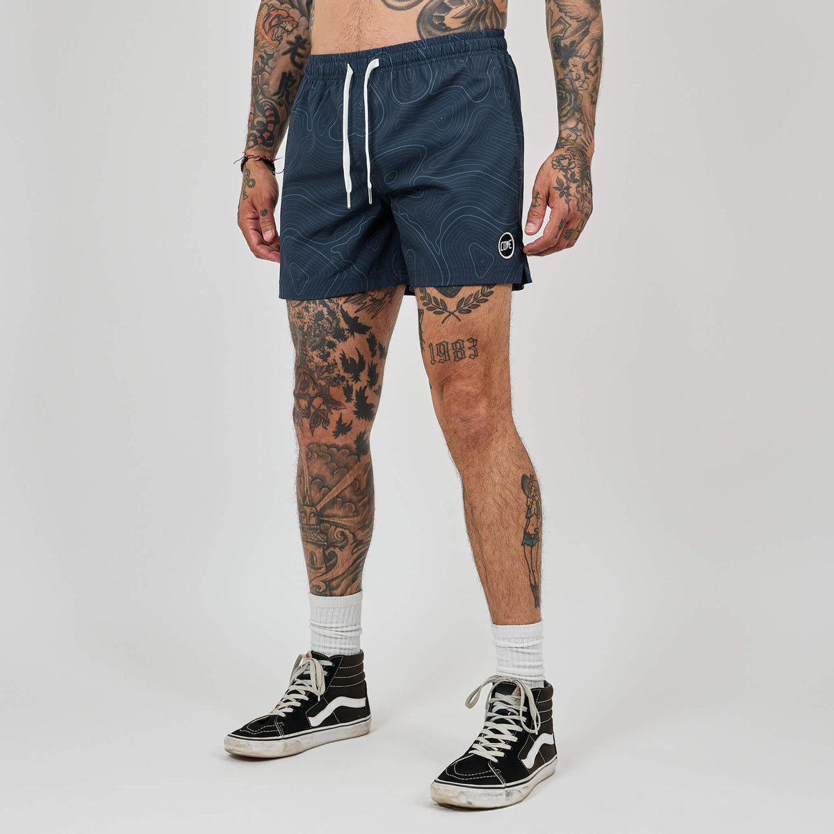 Topo Camo Shorts - Blue