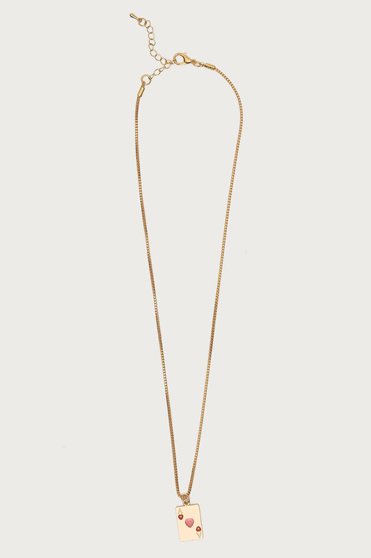 Ace Of Hearts Necklace