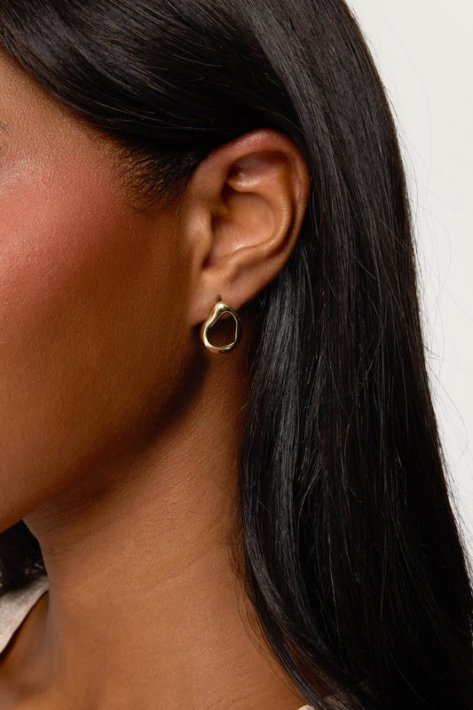 Abstract Stud Earrings