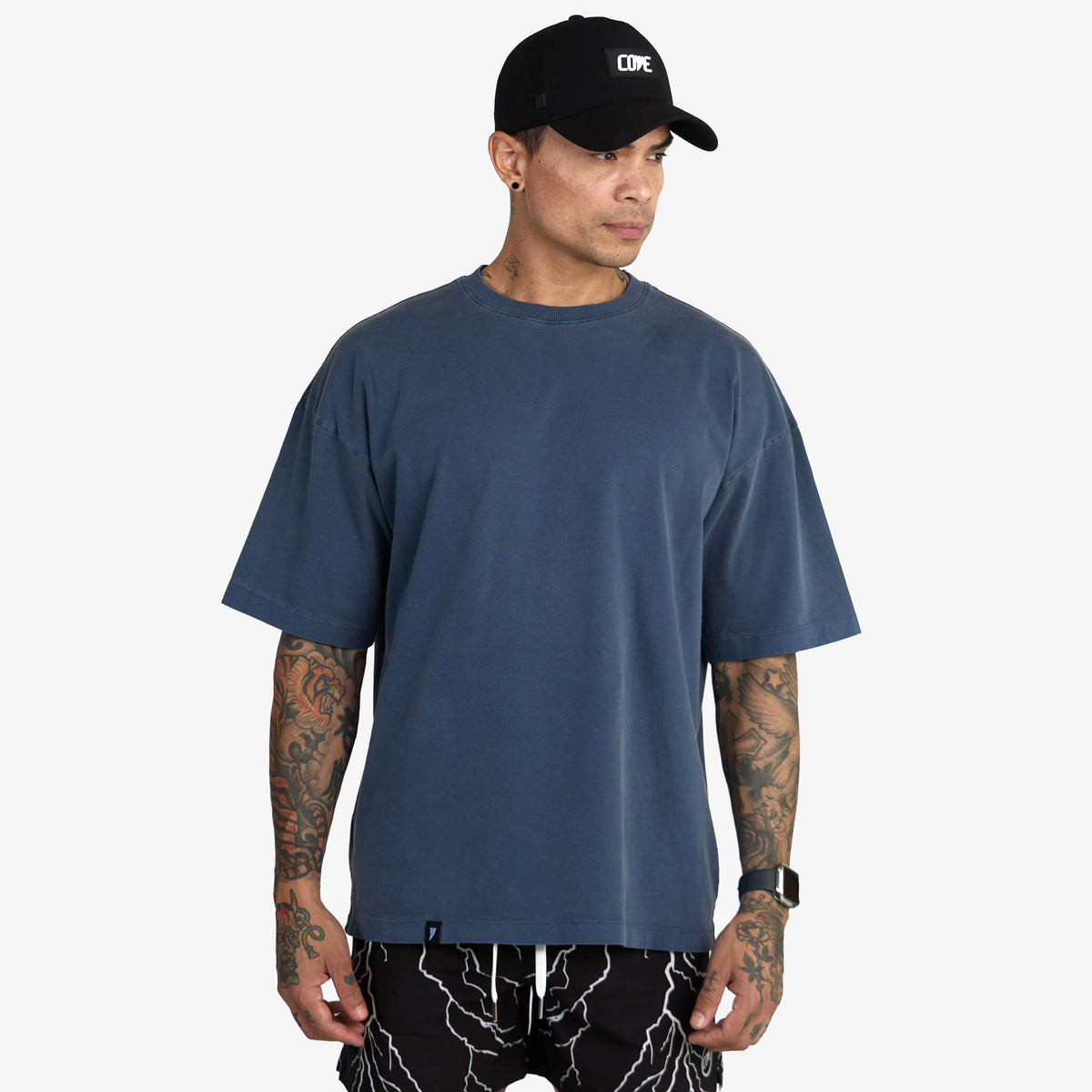 (New) Heavyweight Tee - Navy