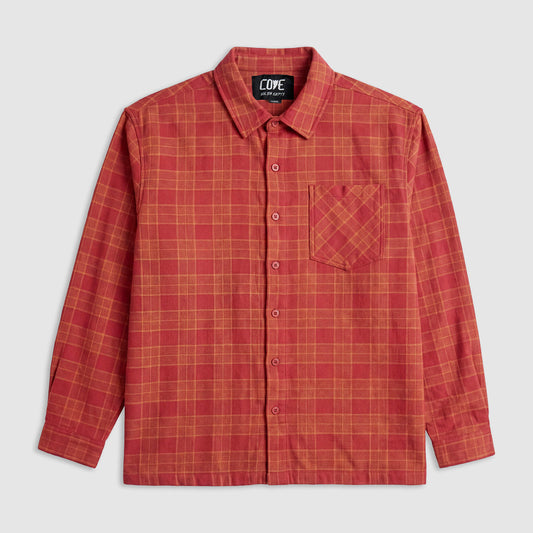 (New) Vintage Flannel - Brick