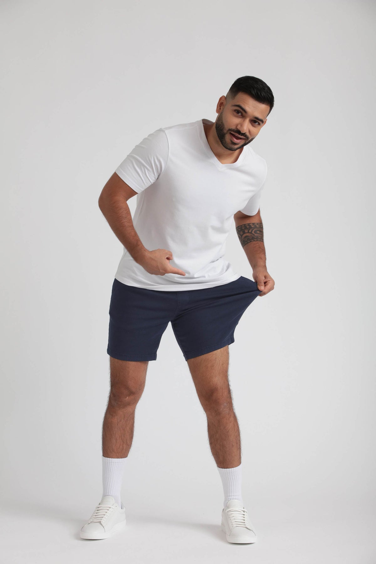 Everyday Comfort Shorts (Slim Fit) / Navy & Soldier Olive