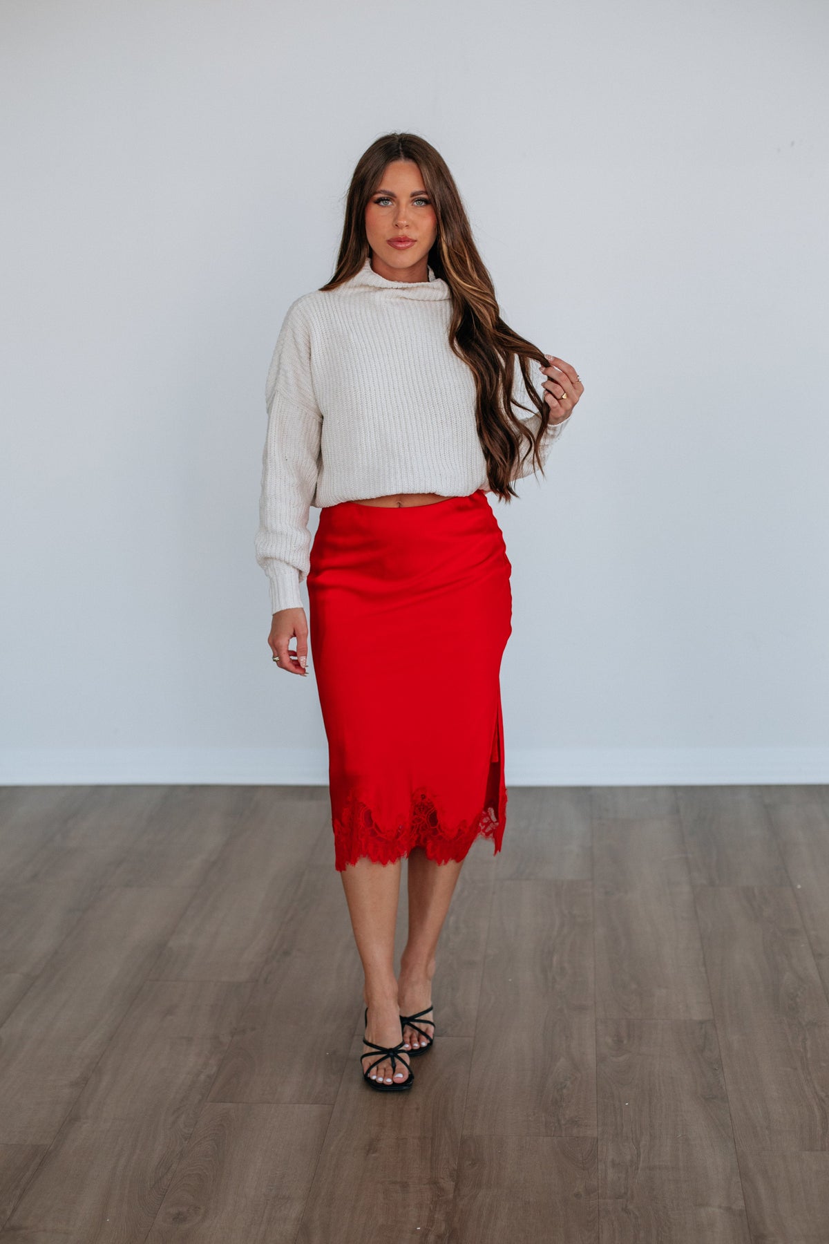 Alesa Satin Skirt