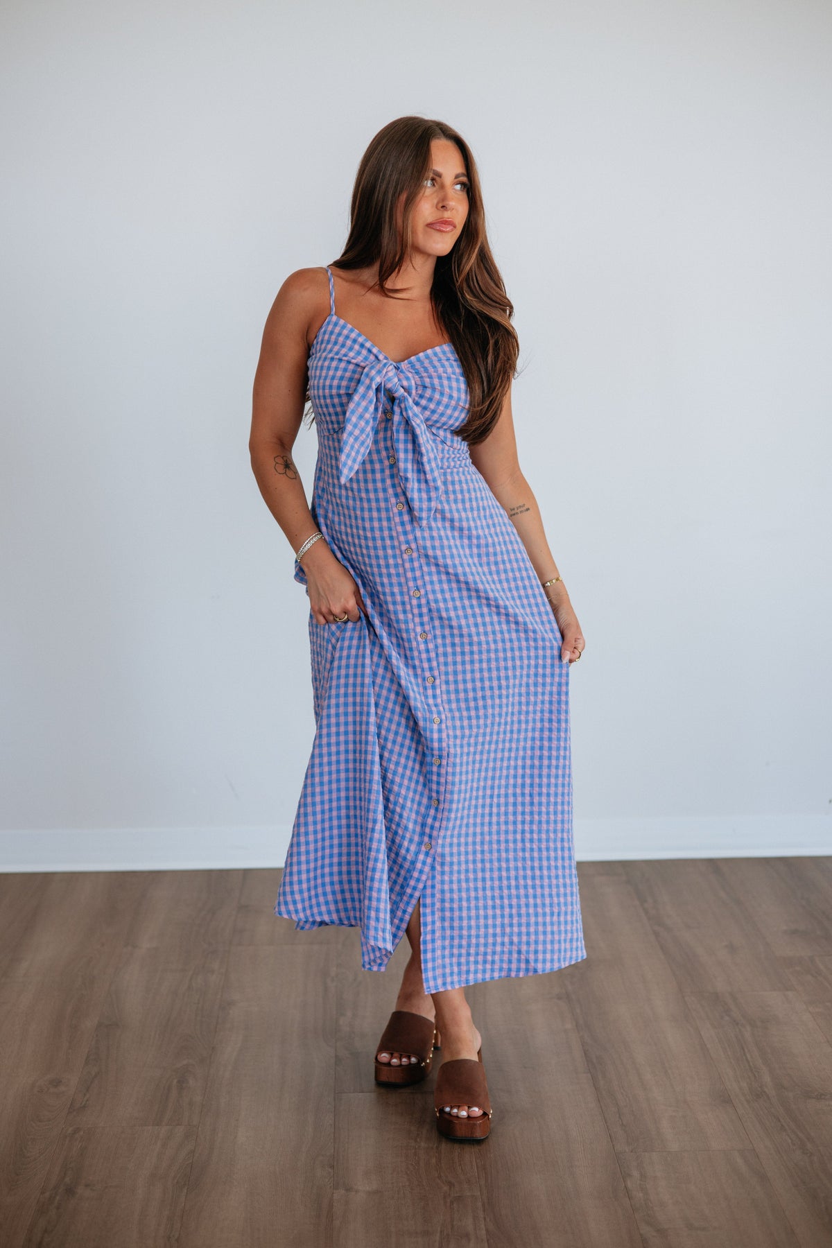 Ariella Gingham Dress