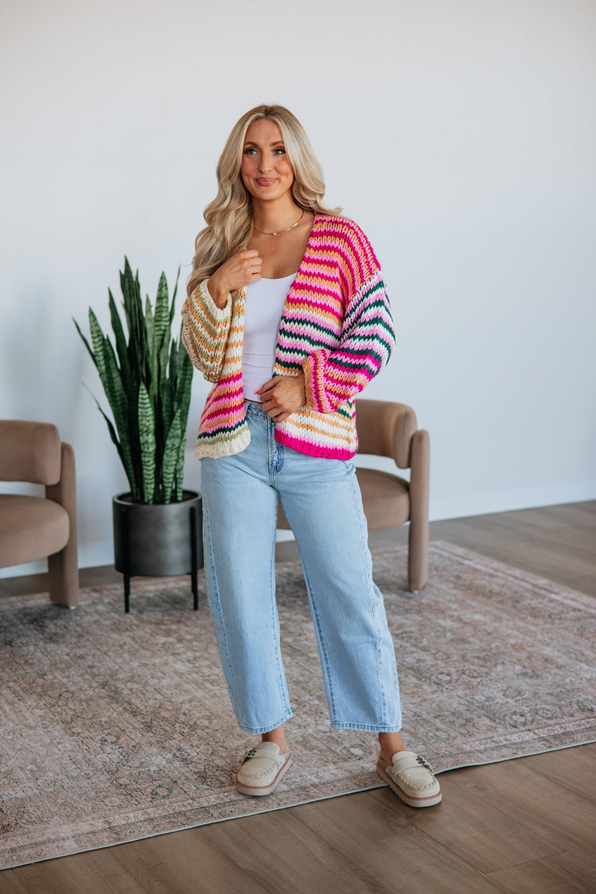 Annica Striped Cardigan