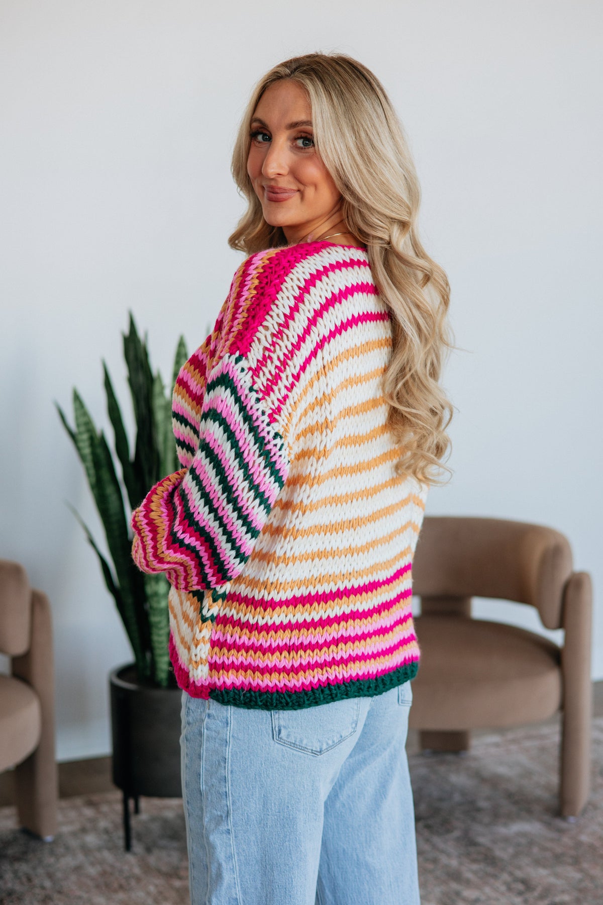 Annica Striped Cardigan