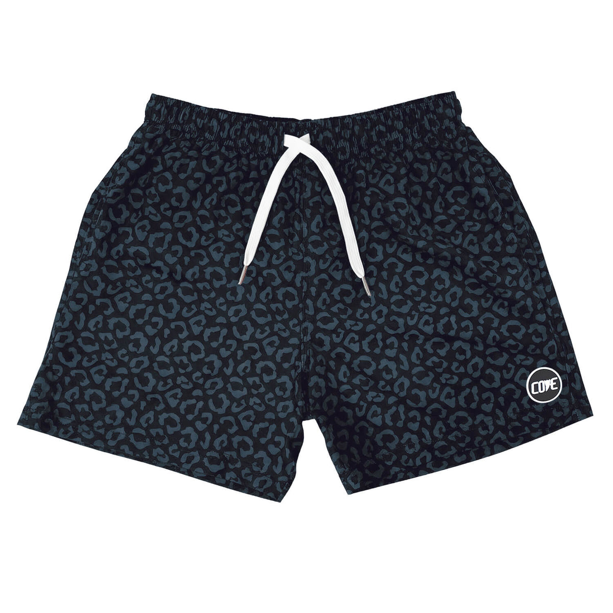 (New) Leopard Shorts - Black