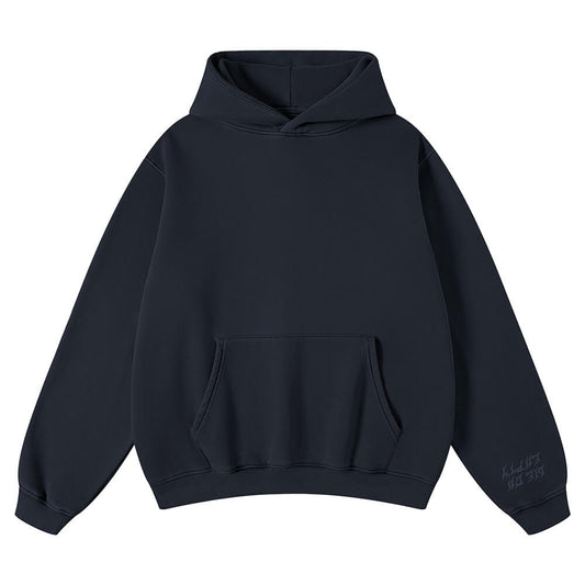 (New) Weighted Hoodie - Navy