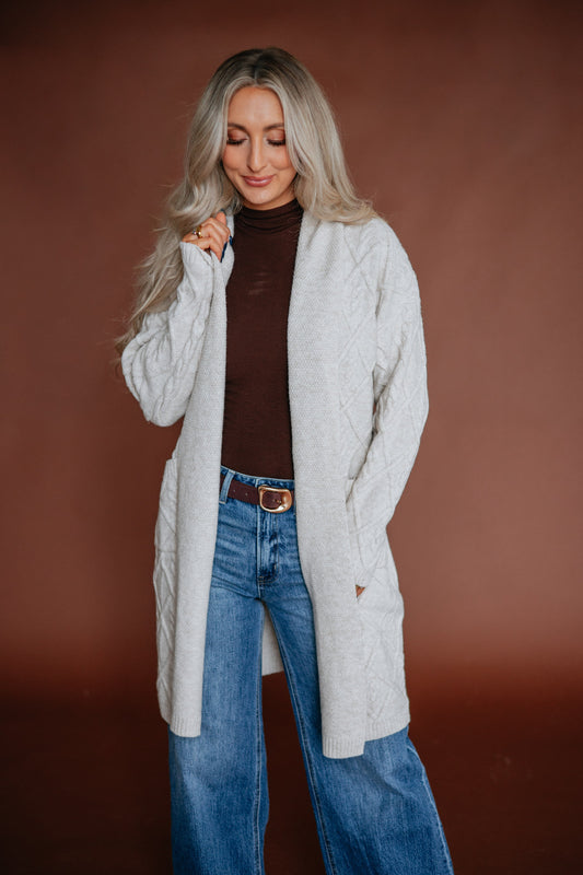 Ardell Cable Knit Cardigan