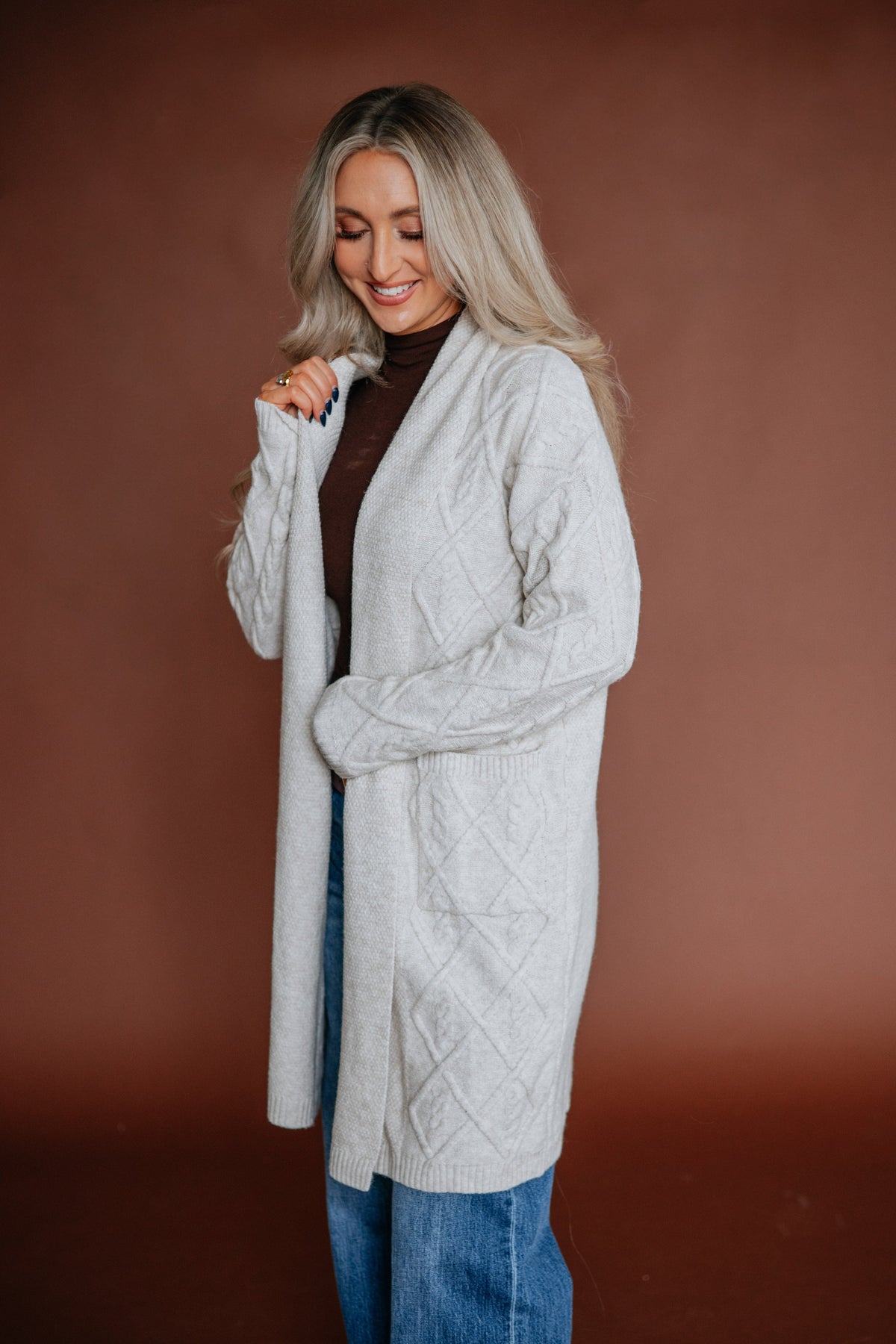 Ardell Cable Knit Cardigan