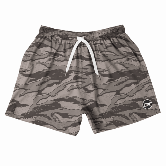 (New) Tiger Camo Shorts - Sand