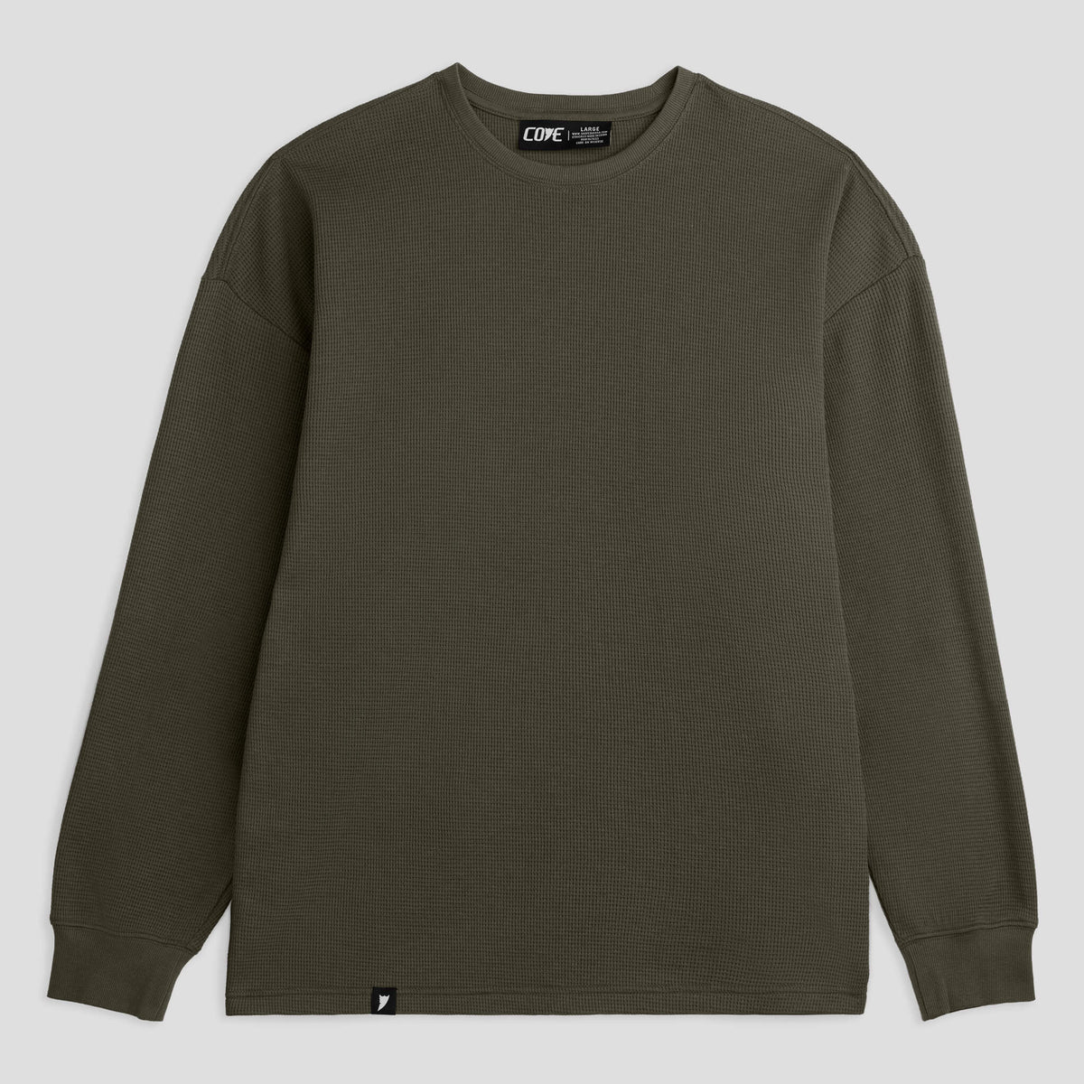 (New) Waffle Knit Thermal - Olive