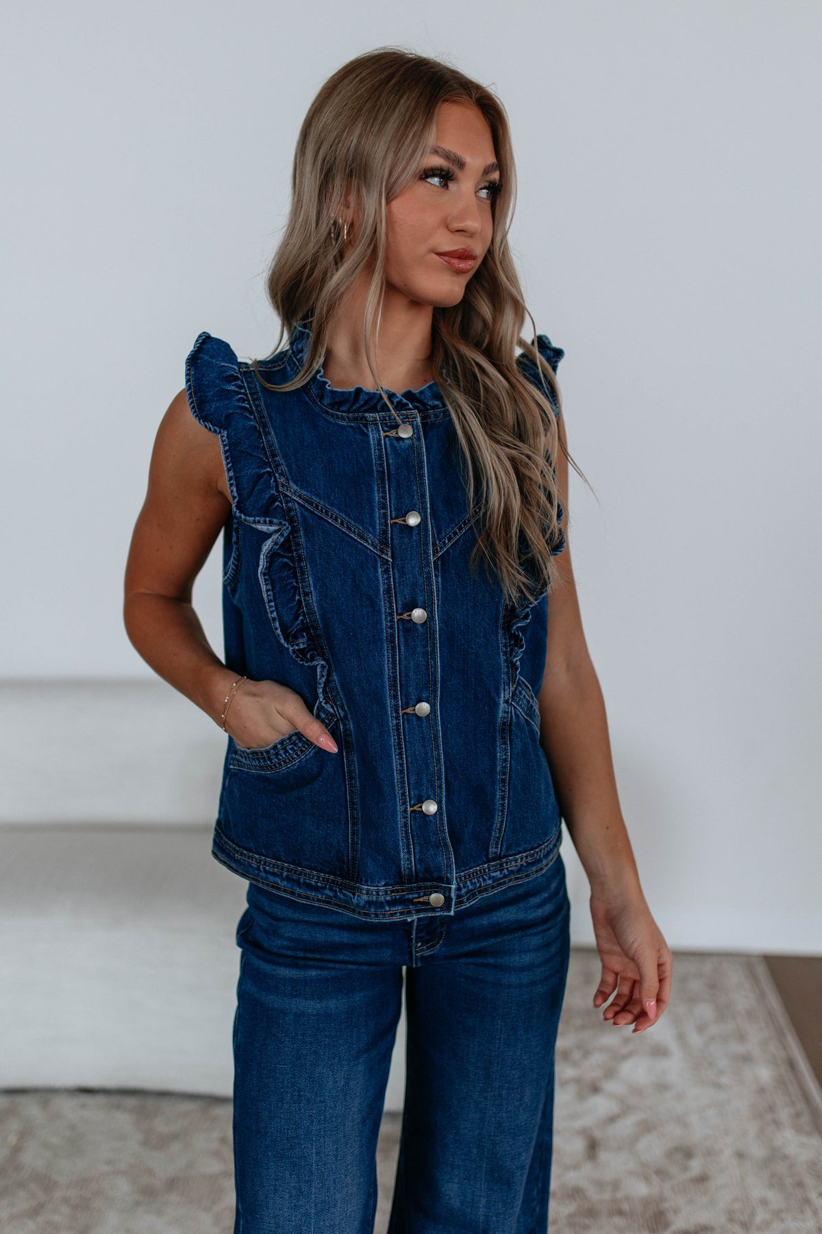 Aleah Denim Vest