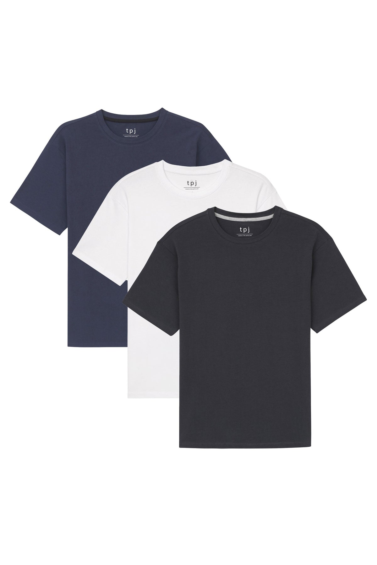 Organic Crew Neck T-Shirt 3 Pack (Relaxed Fit) / The "Basic" Basic