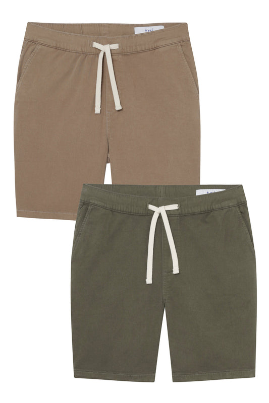 Everyday Comfort Shorts (Athletic Fit) / Dark Khaki & Soldier Olive