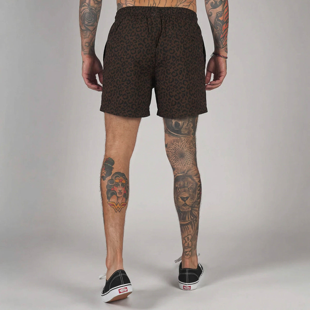 (New) Leopard Shorts - Brown