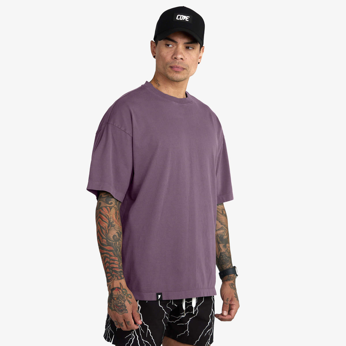 (New) Heavyweight Tee - Plum