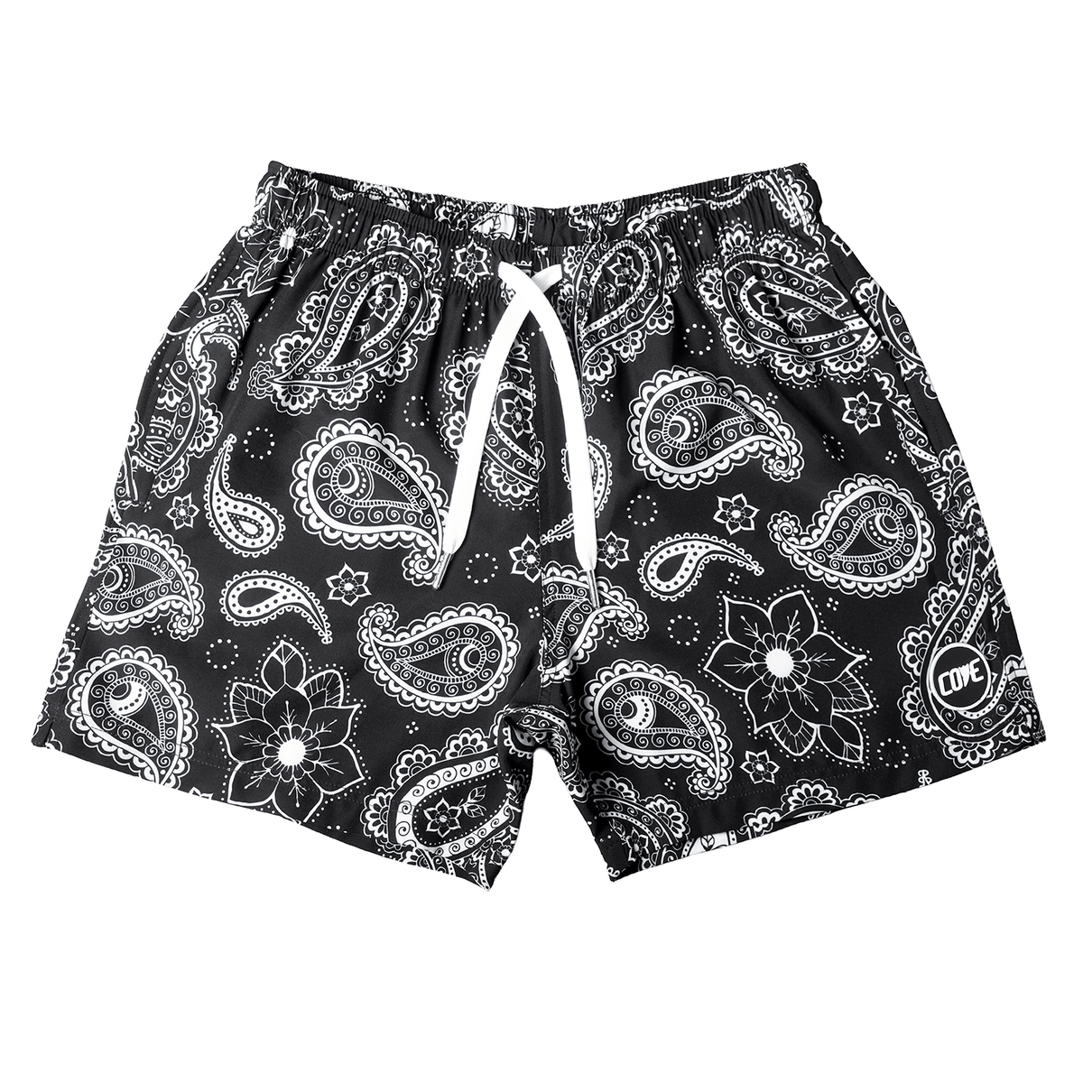 (New) Paisley Shorts - Black